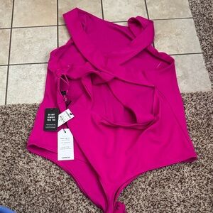 Express Hot Pink Bodysuit